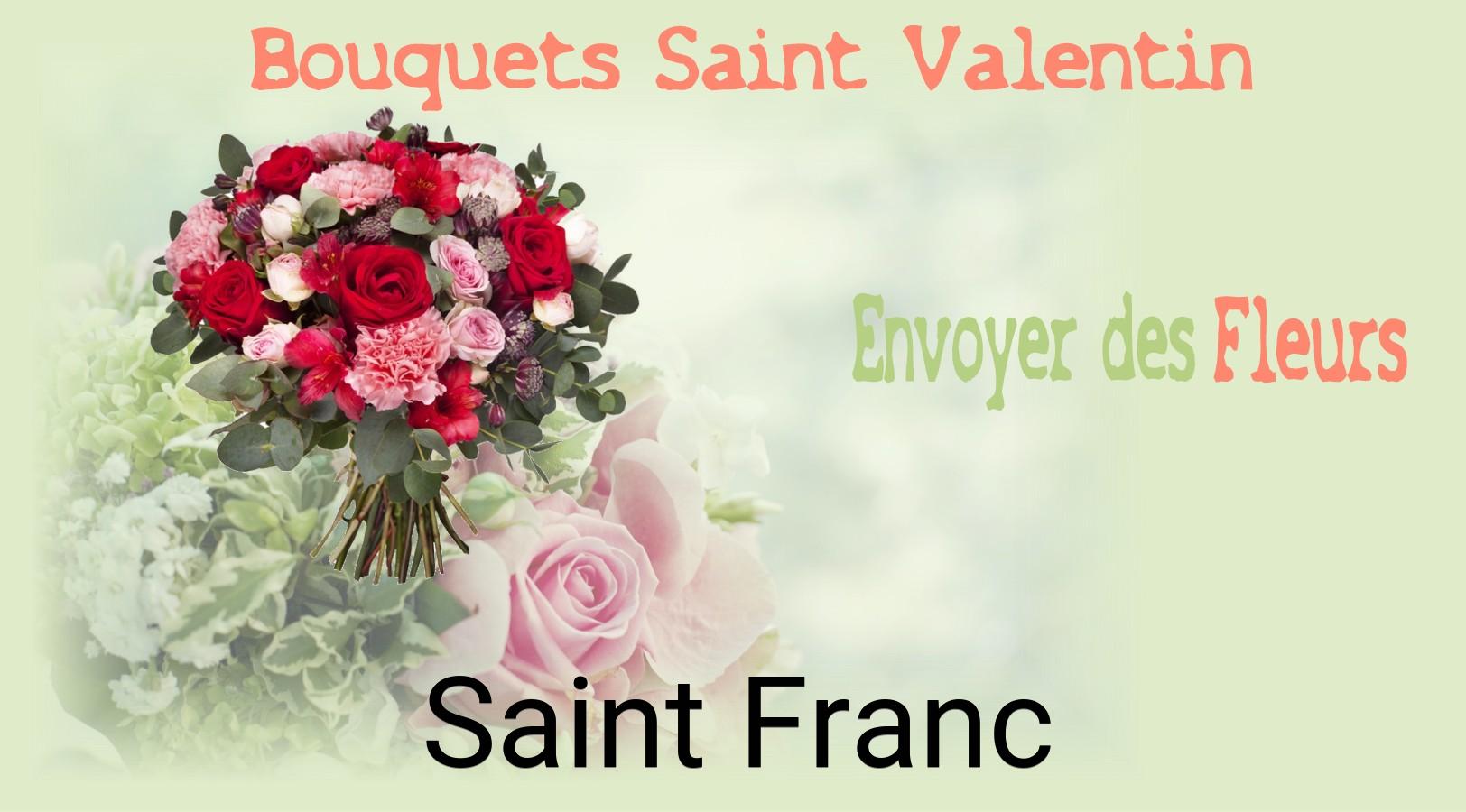 Roses de Saint-Valentin livrées à Saint-Franc